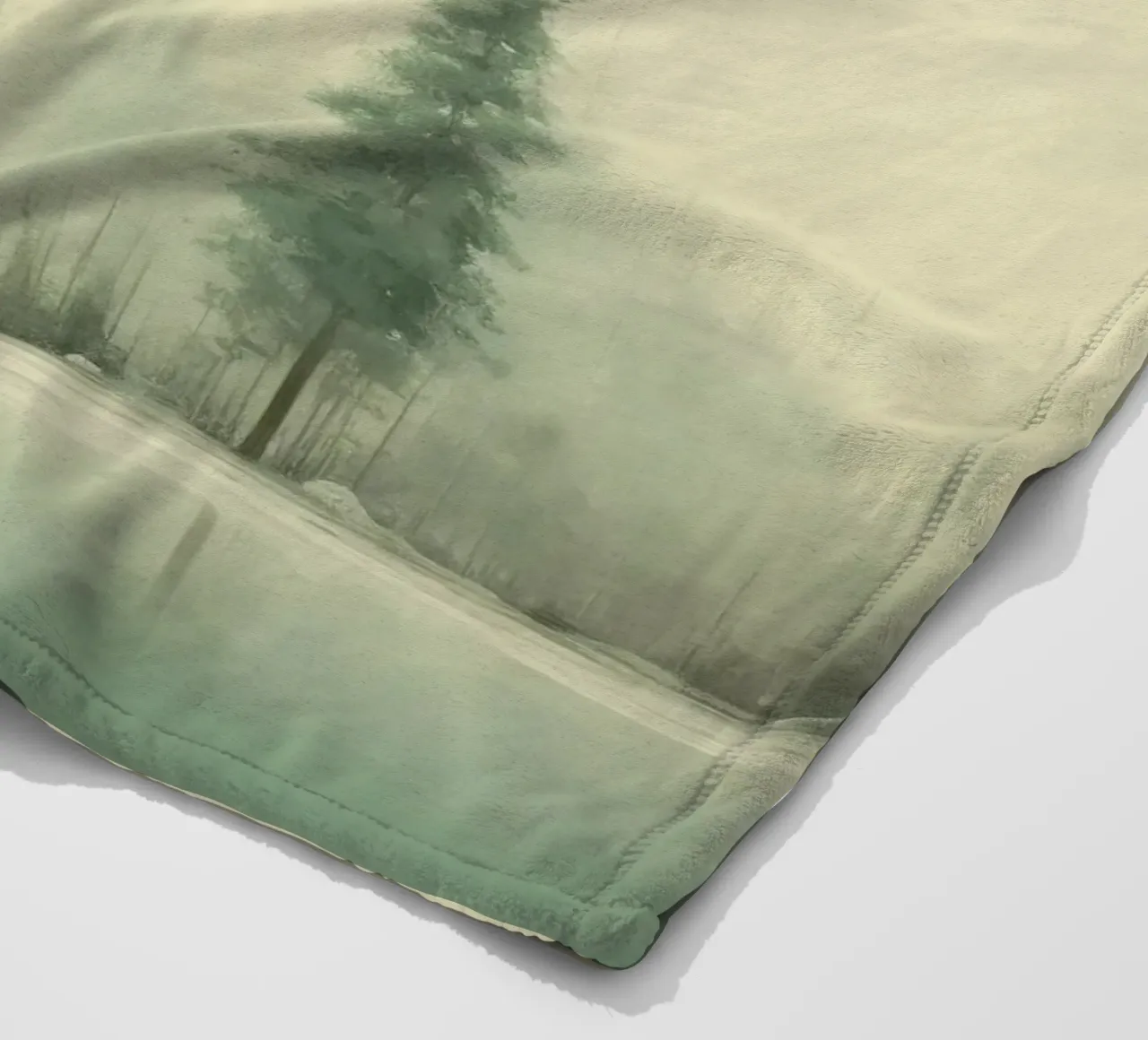 Alce Minimo 1 coperta in pile da Minimal Animal Art