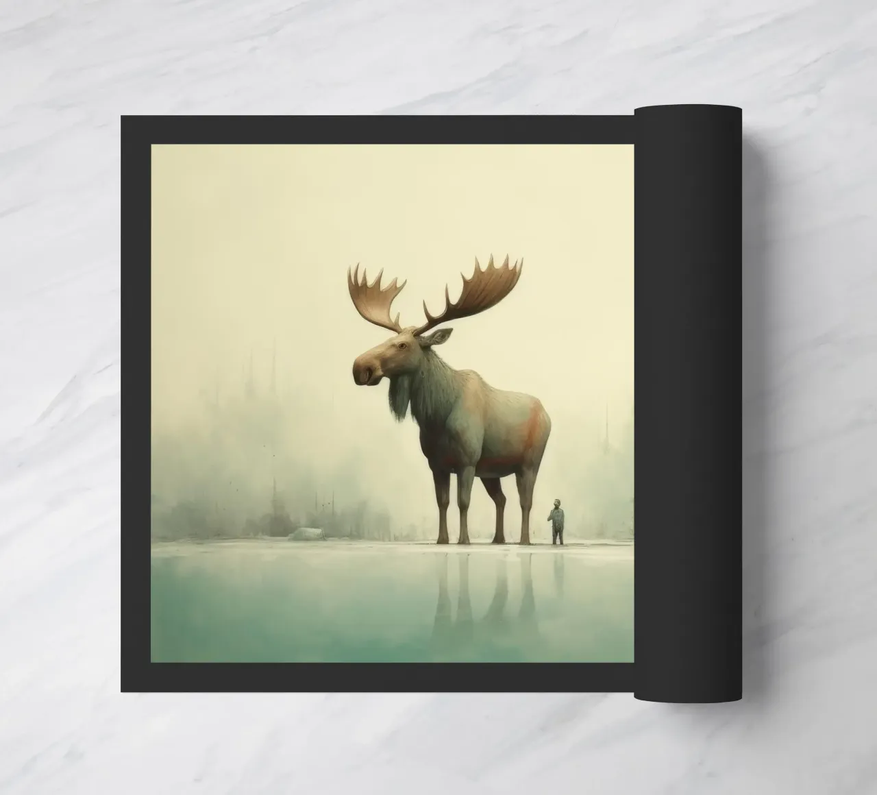 Minimal Moose zerbino da Minimal Animal Art