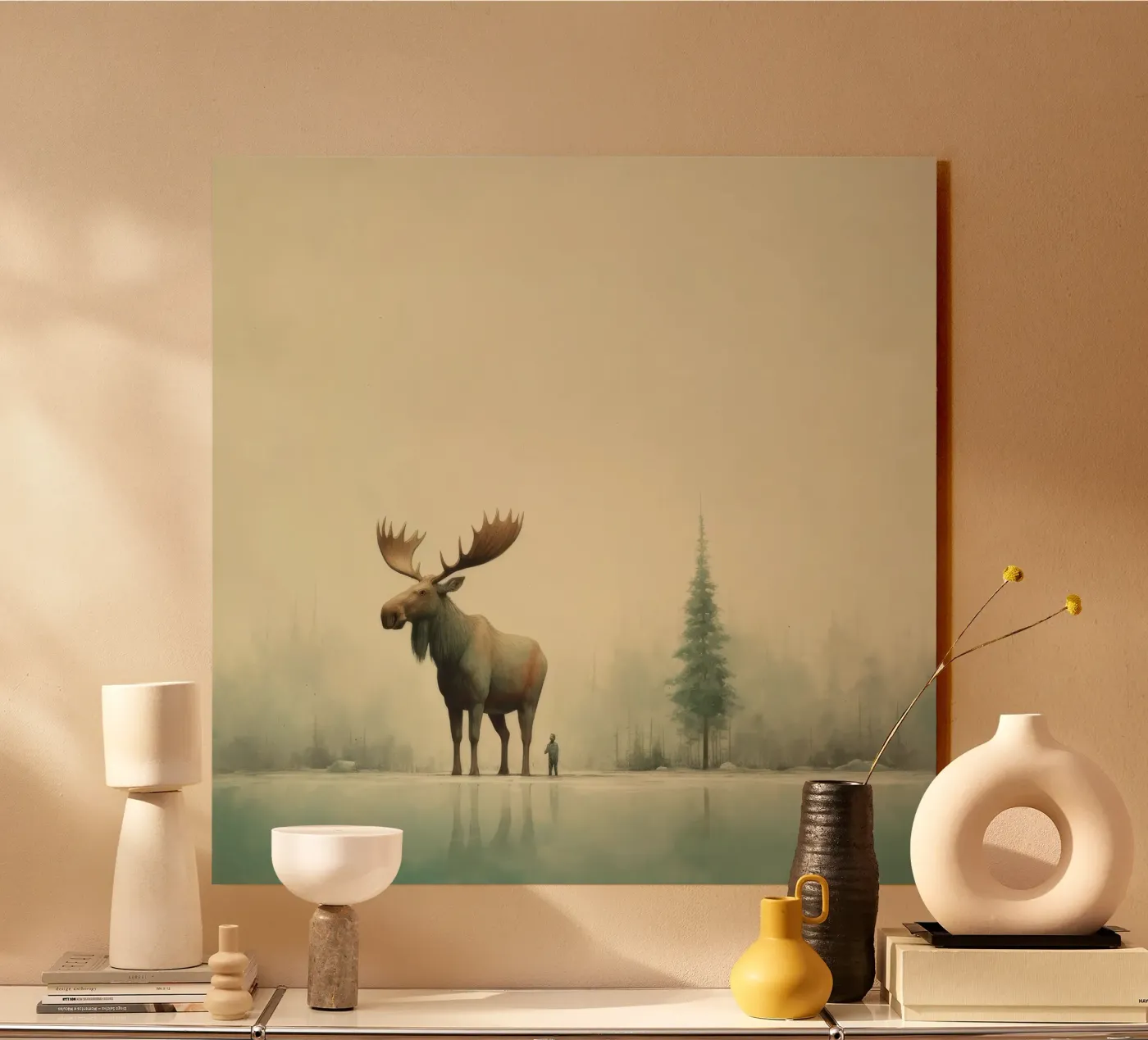 Minimo Moose pannello forex da Minimal Animal Art