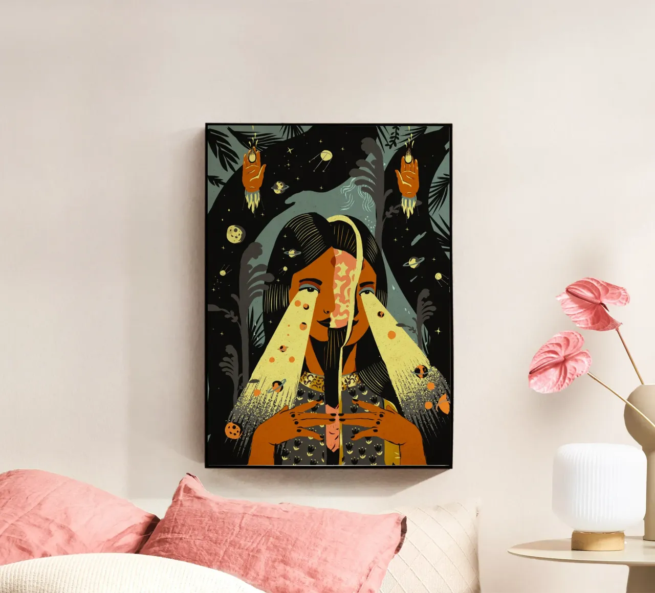 Soma Deva : Das Himmelsfluss-Sutra Acryl-Glas von Kateřina Bažantová
