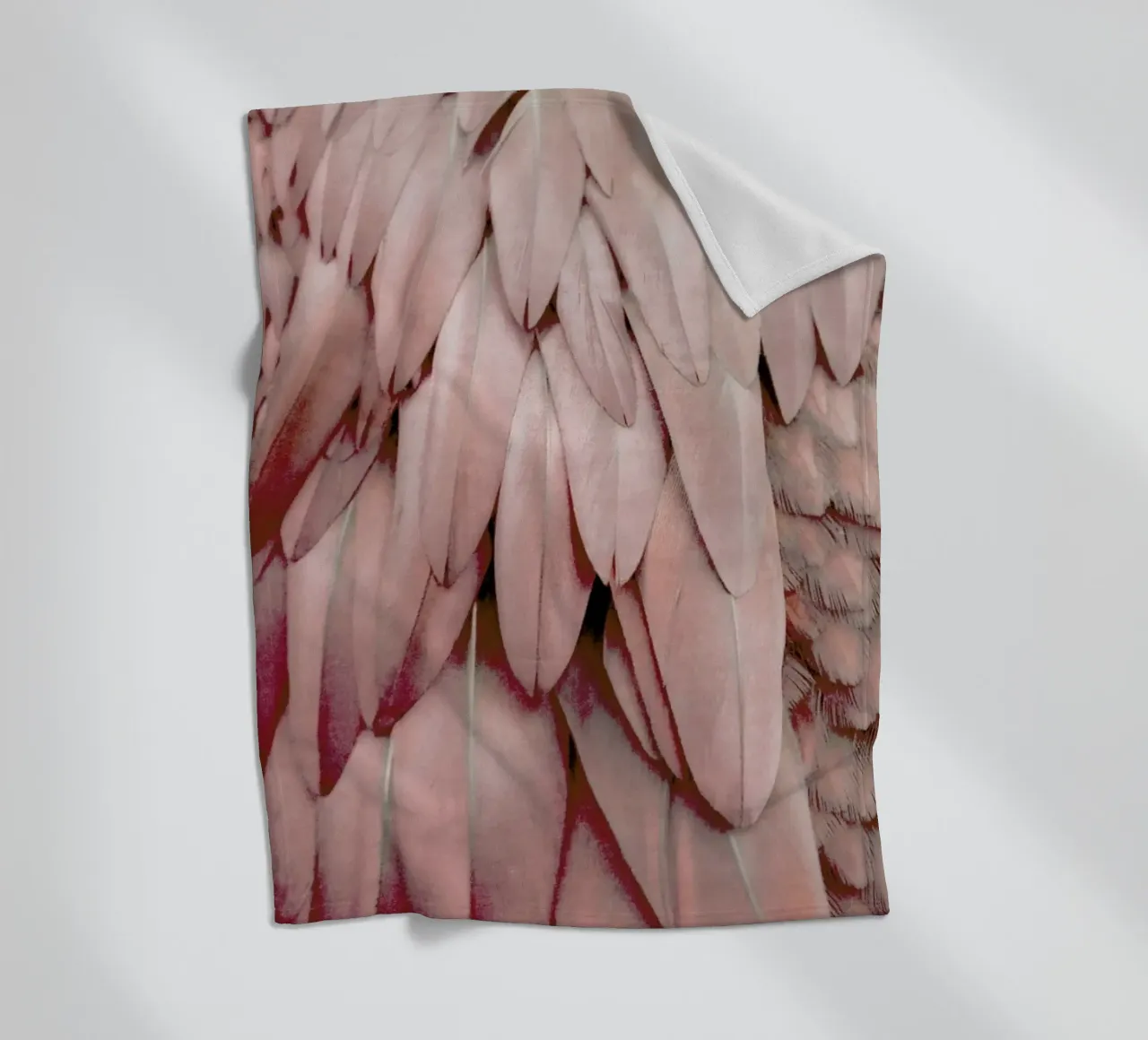 Pastel Feathers coperta in pile da Monika Strigel
