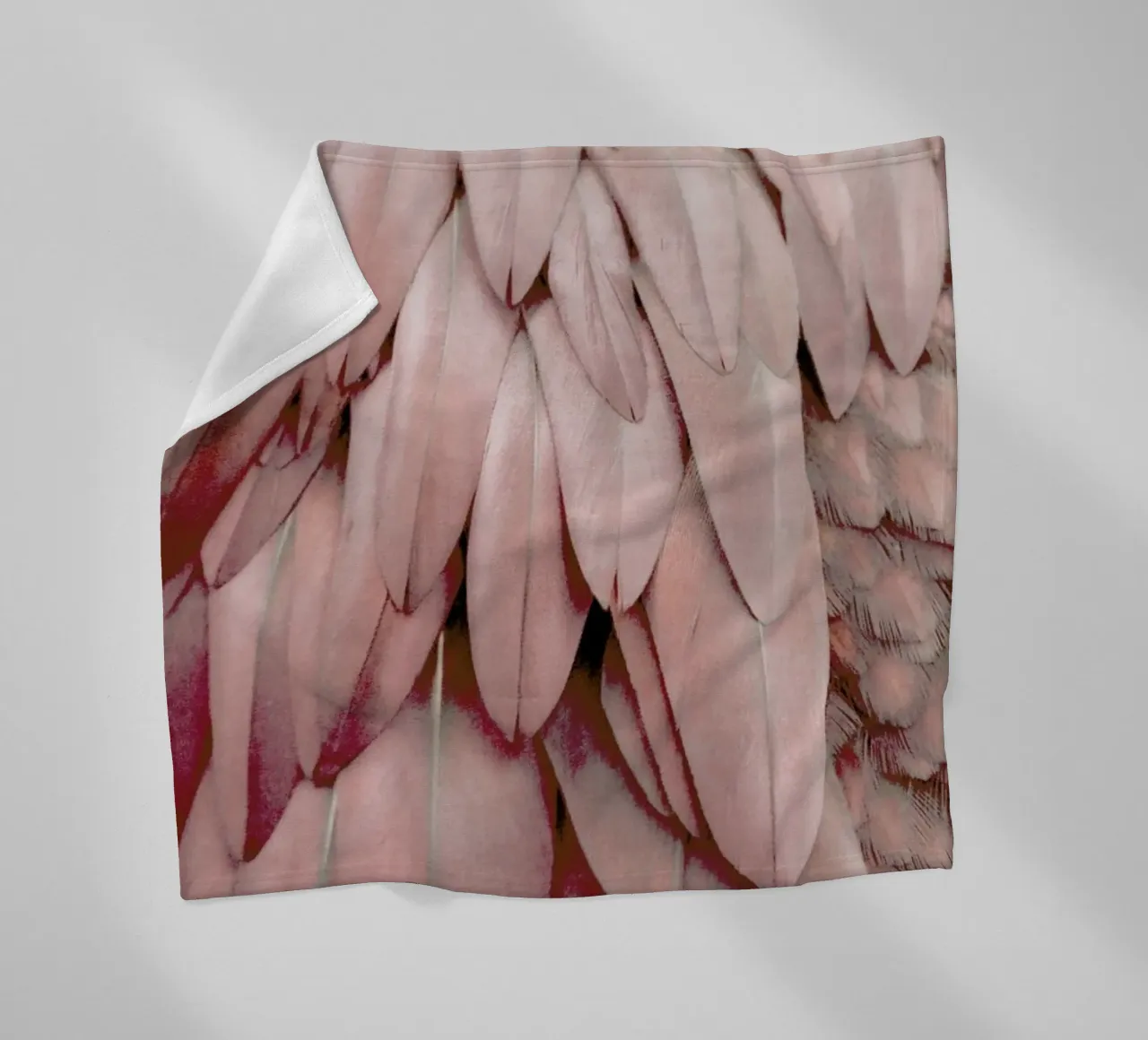 Pastel Feathers coperta in pile da Monika Strigel