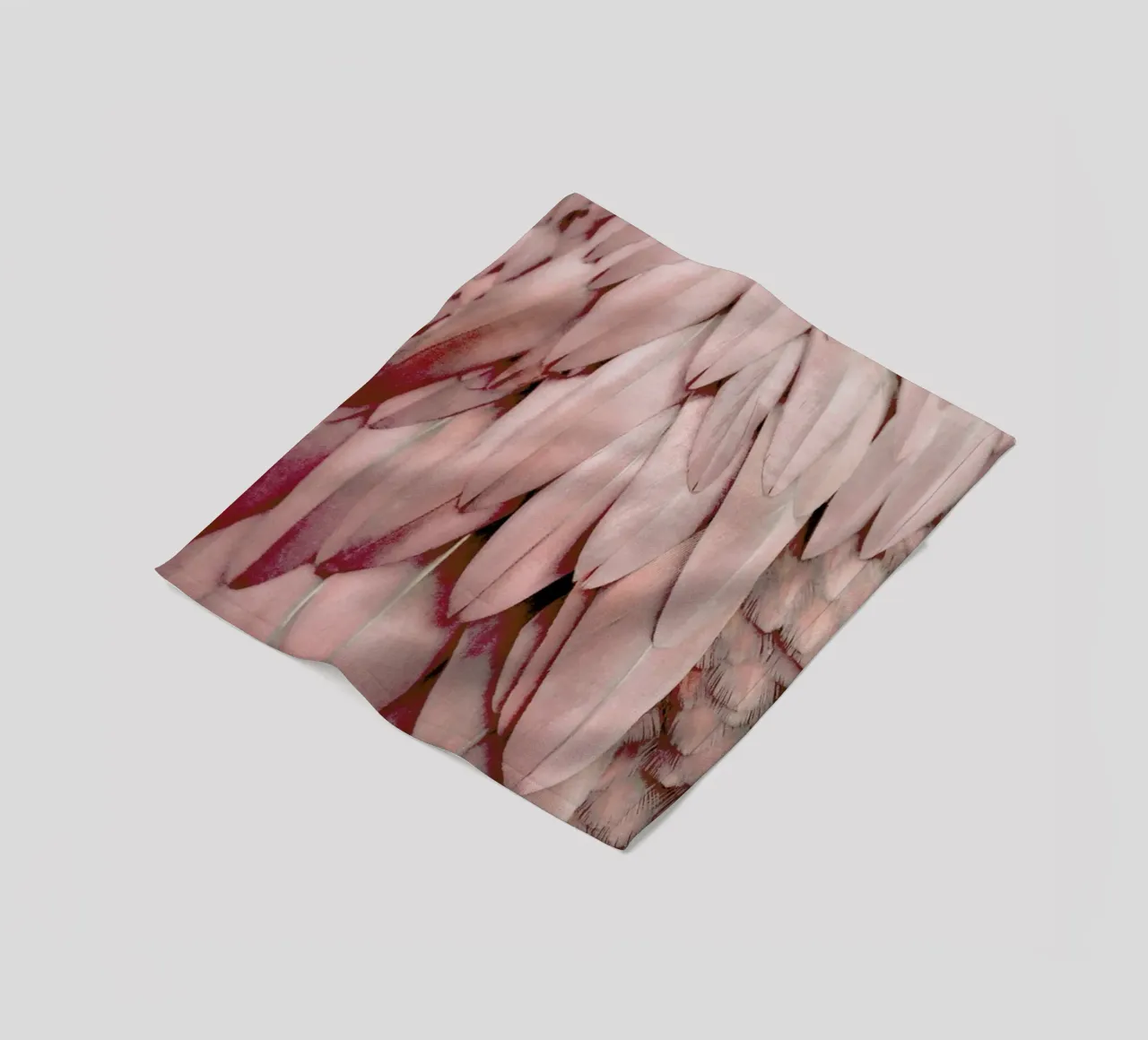 Pastel Feathers coperta in pile da Monika Strigel