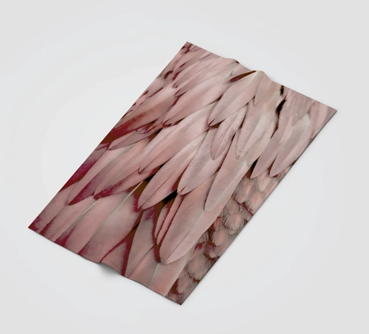 Pastel Feathers coperta in pile da Monika Strigel