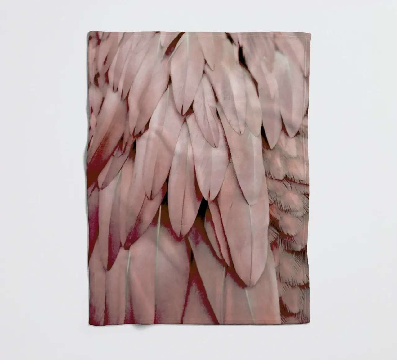 Pastel Feathers coperta in pile da Monika Strigel