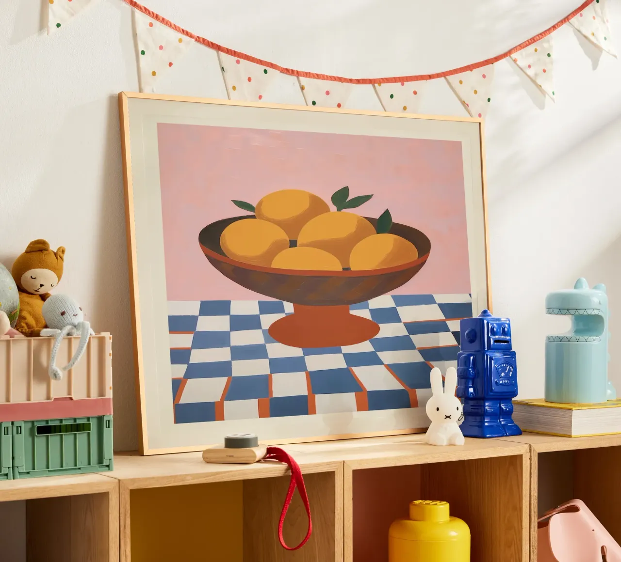 Oranges in a Bowl Kitchen Painting hahnemühle by Peaches Art Prints