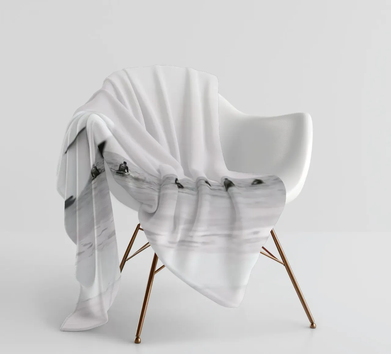 Catch a Wave II coperta in pile da Ingrid Beddoes