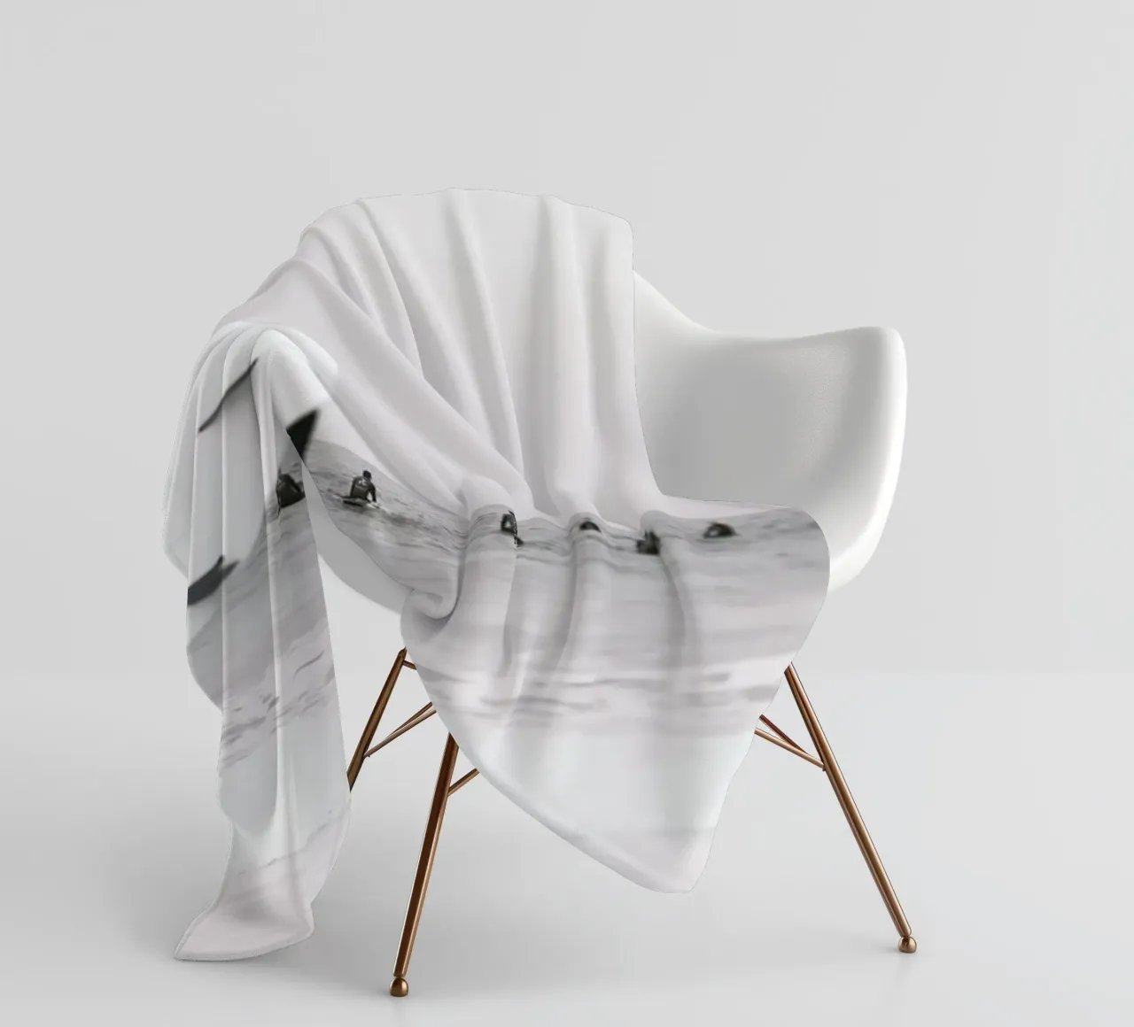 Catch a Wave II coperta in pile da Ingrid Beddoes