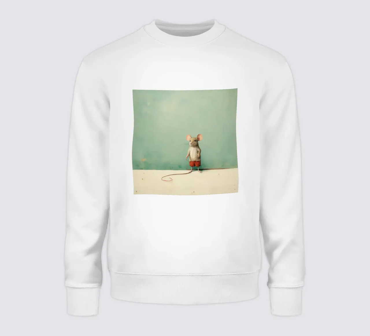 Mouse minimale 2 felpa da Minimal Animal Art