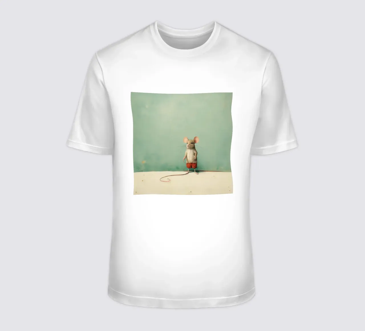 Mouse minimale 2 t-shirt da Minimal Animal Art