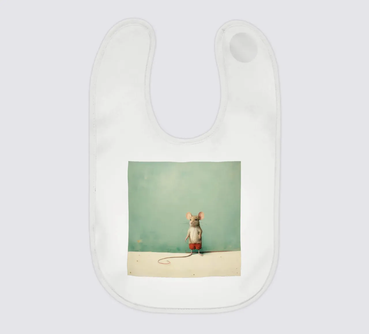 Minimo Mouse bavaglino da Minimal Animal Art