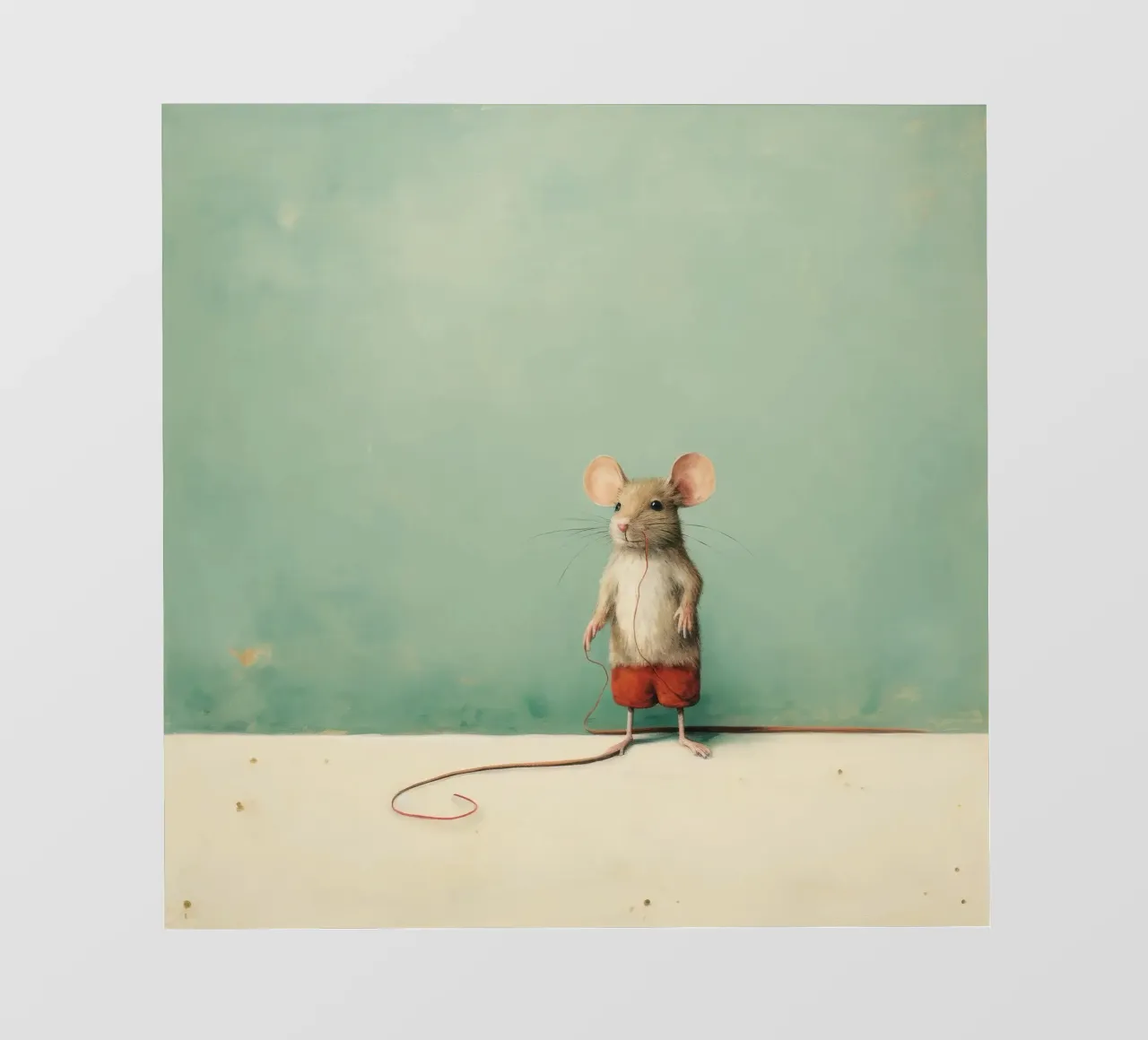 Mouse minimale 2 telo in pvc da Minimal Animal Art