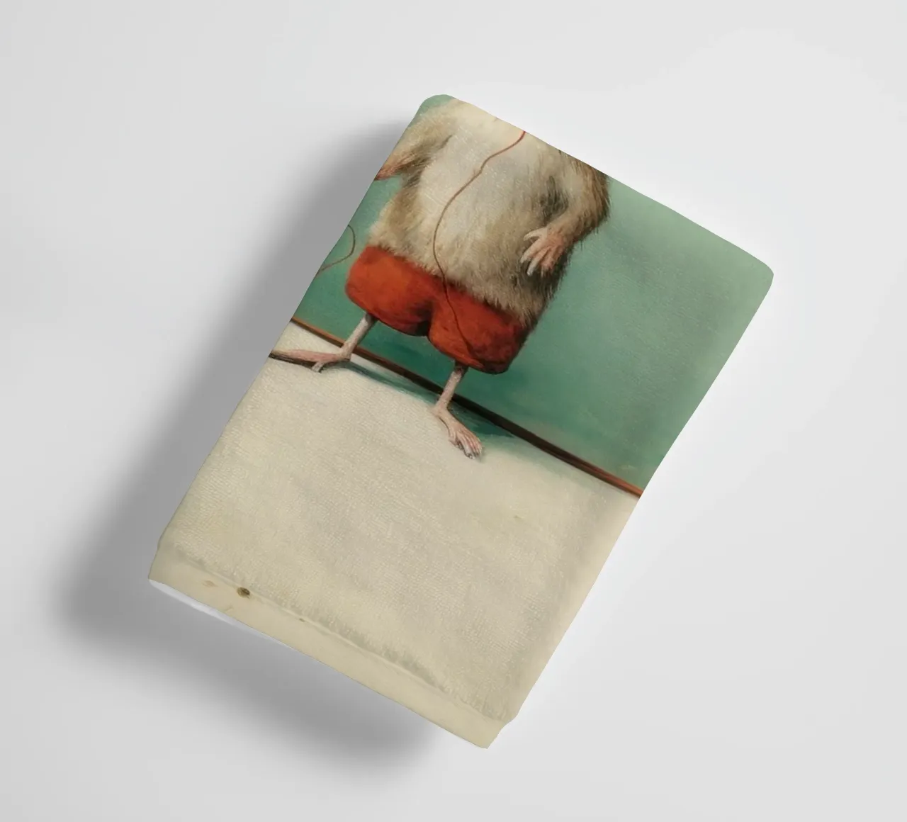 Minimale Maus 2 Handtuch von Minimal Animal Art