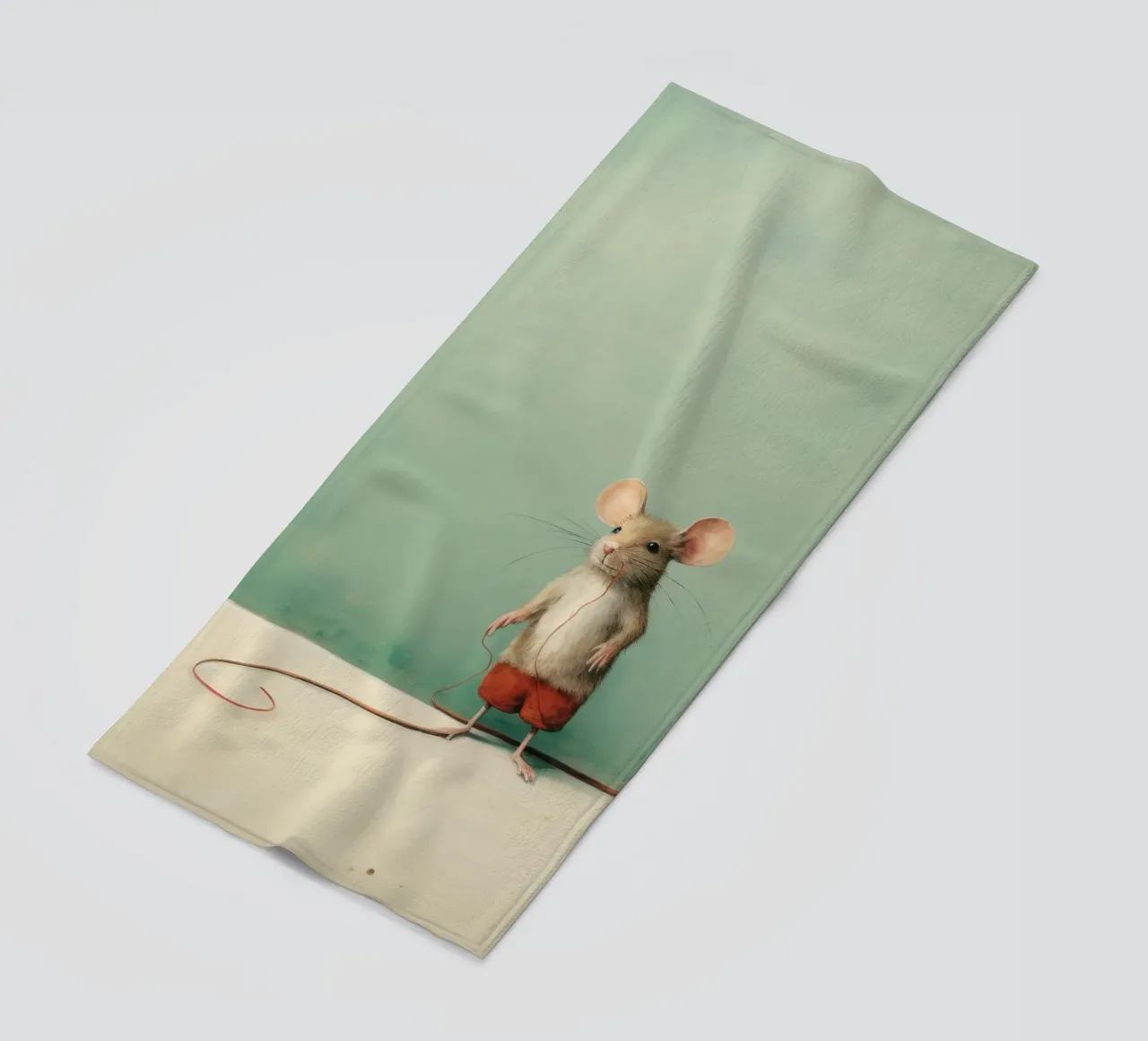 Mouse minimale 2 telo mare da Minimal Animal Art