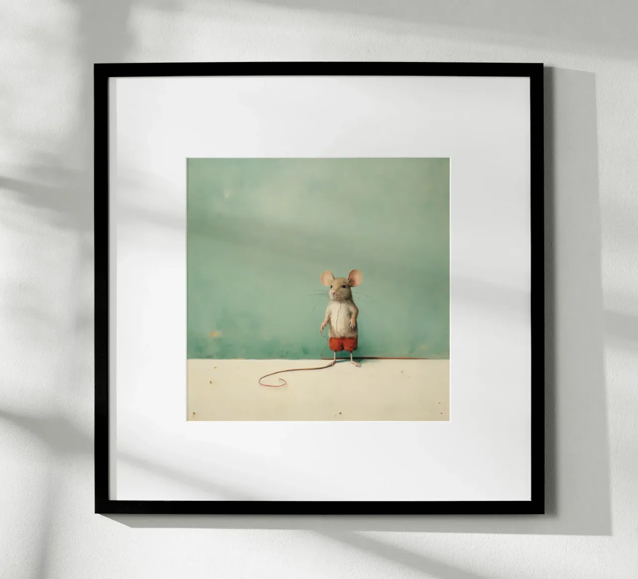 Minimo Mouse poster da Minimal Animal Art