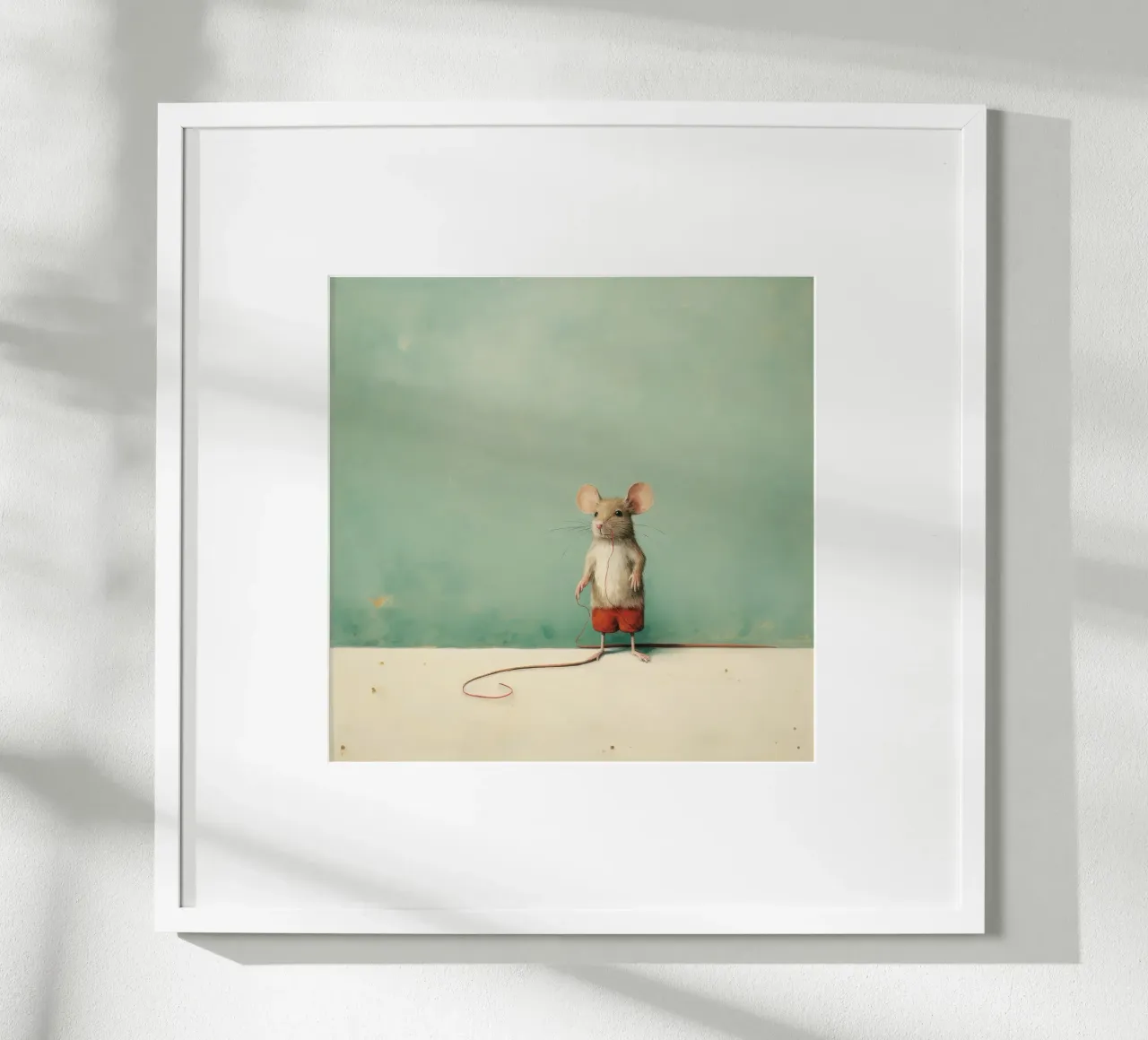 Minimo Mouse poster da Minimal Animal Art