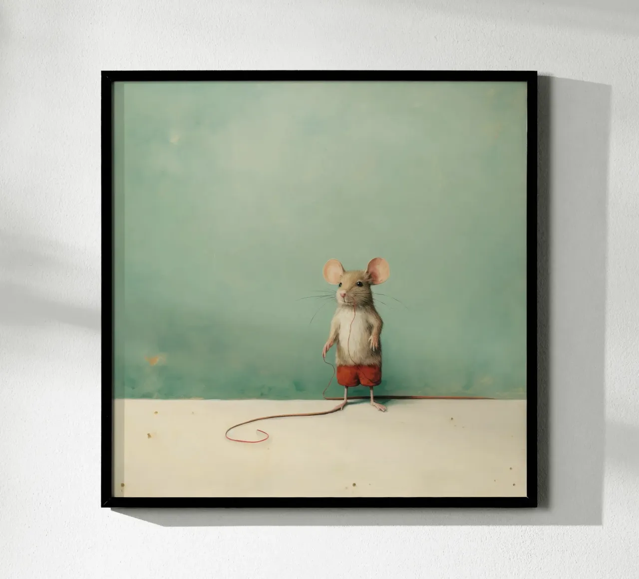 Minimo Mouse poster da Minimal Animal Art