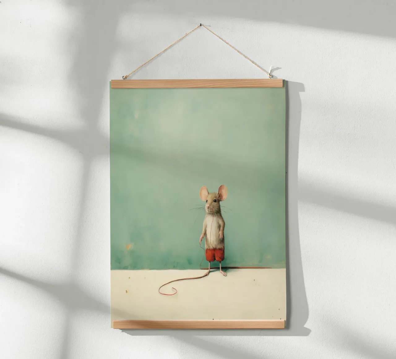 Minimo Mouse poster da Minimal Animal Art