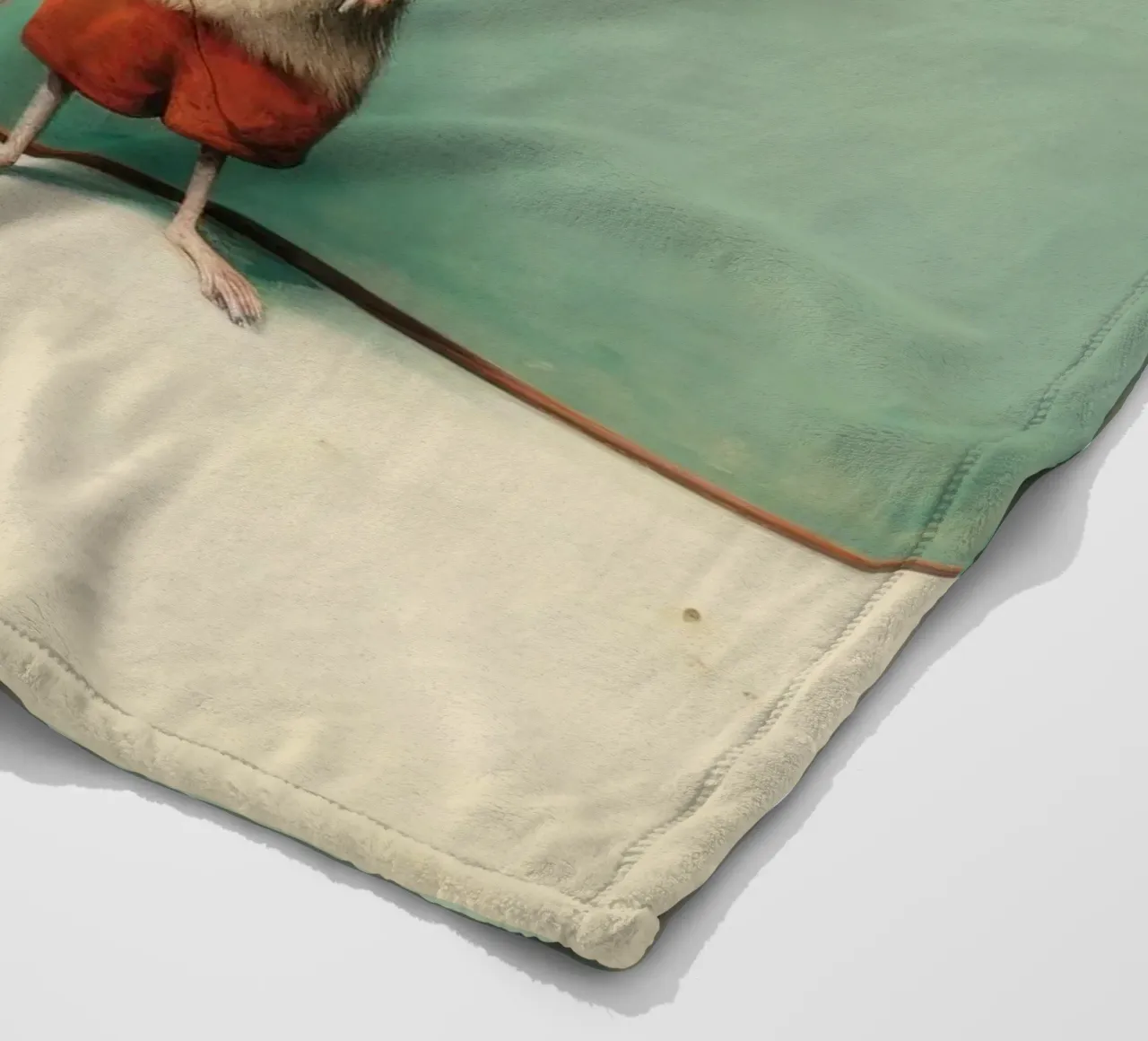 Mouse minimale 2 coperta in pile da Minimal Animal Art