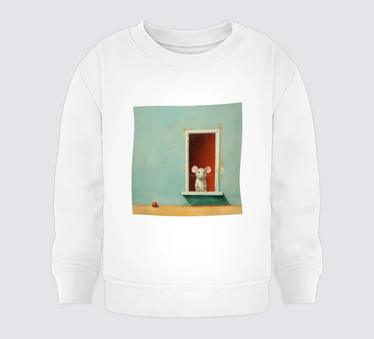 Mouse minimale 3 felpa neonato da Minimal Animal Art