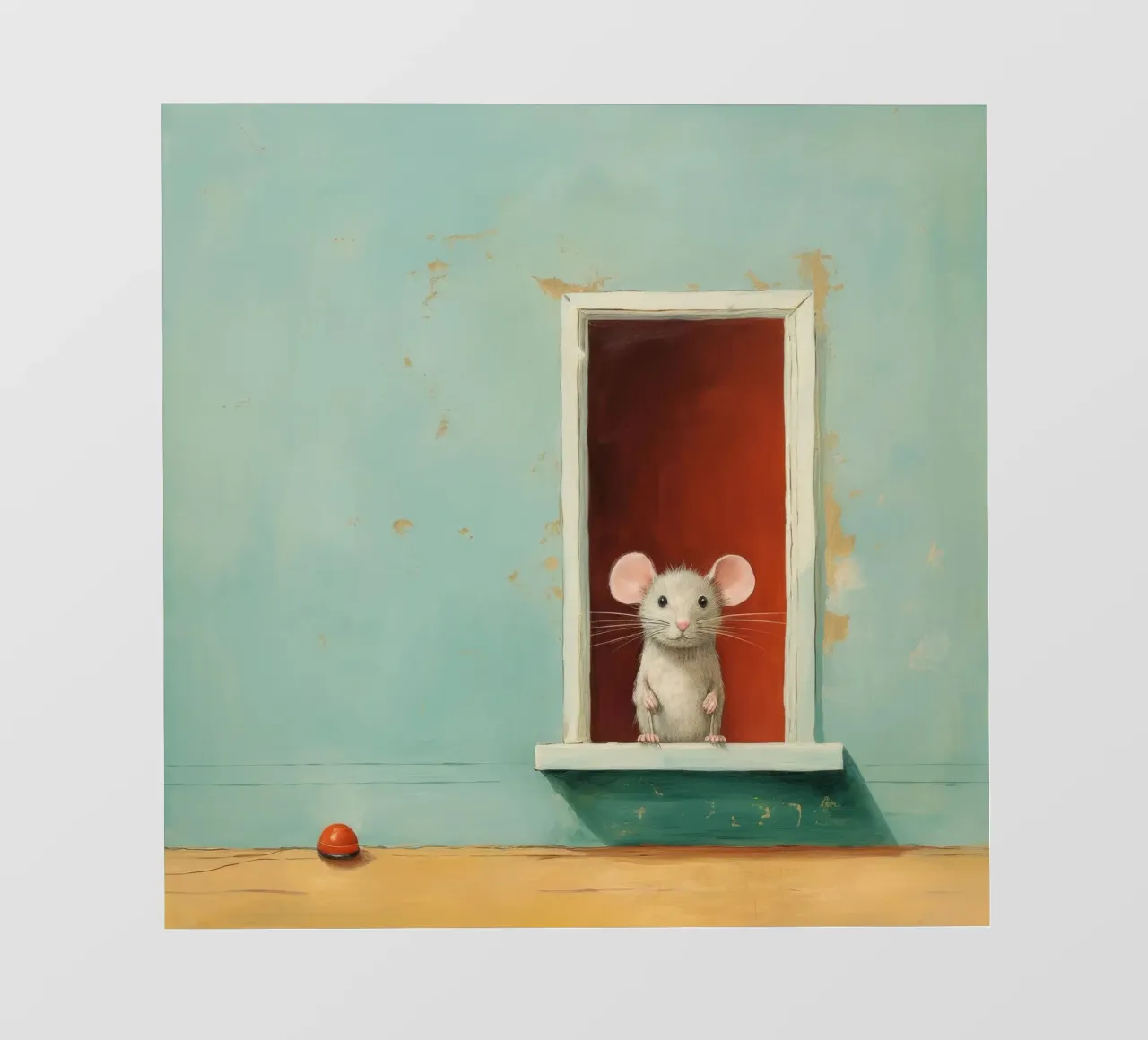 Mouse minimale 3 telo in pvc da Minimal Animal Art