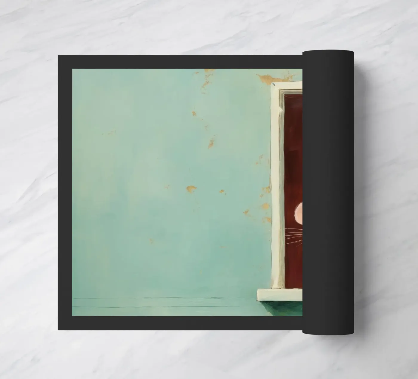 Minimal Mouse paillasson de Minimal Animal Art