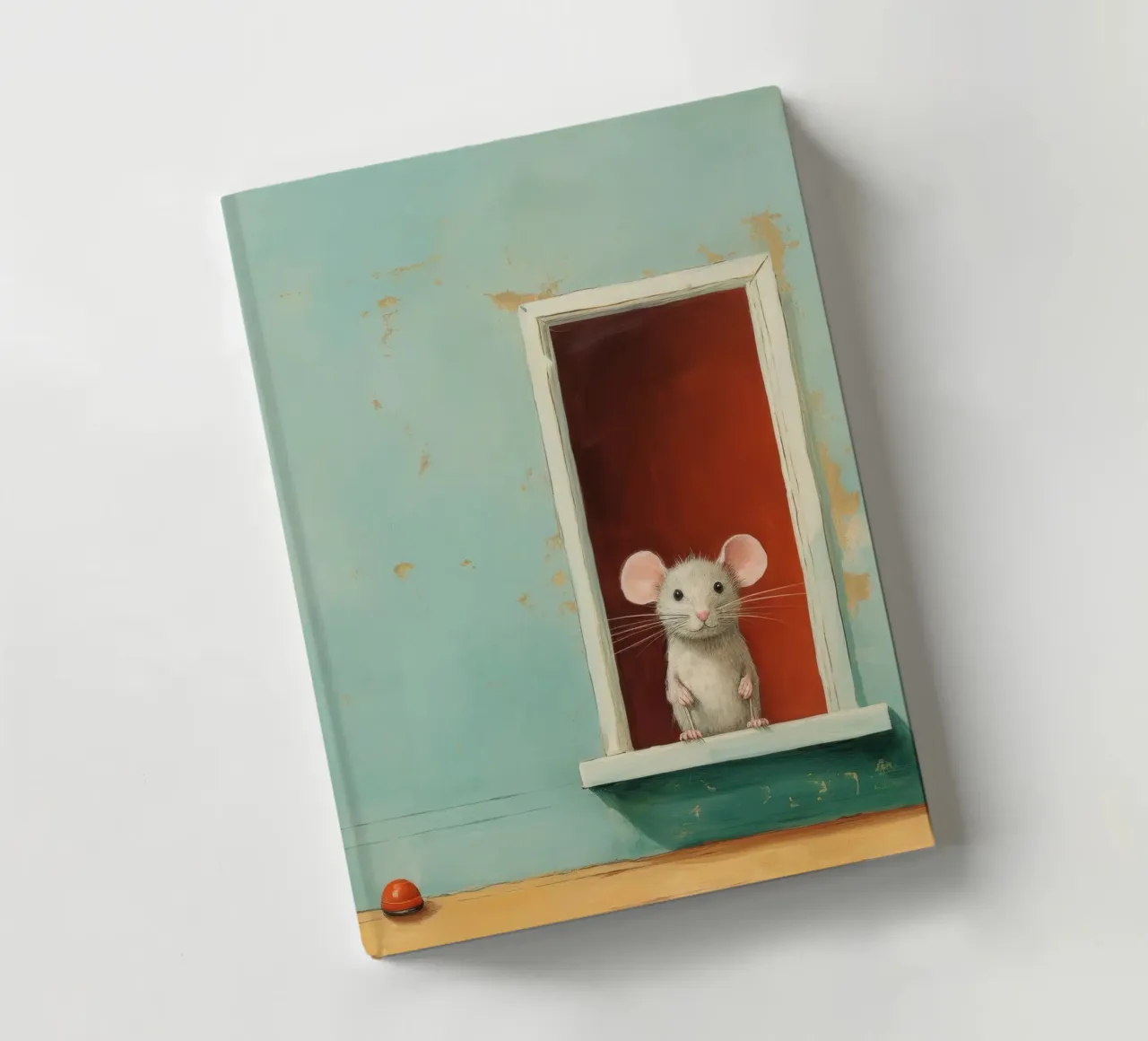 Minimal Mouse 3 notebook by Minimal Animal Art