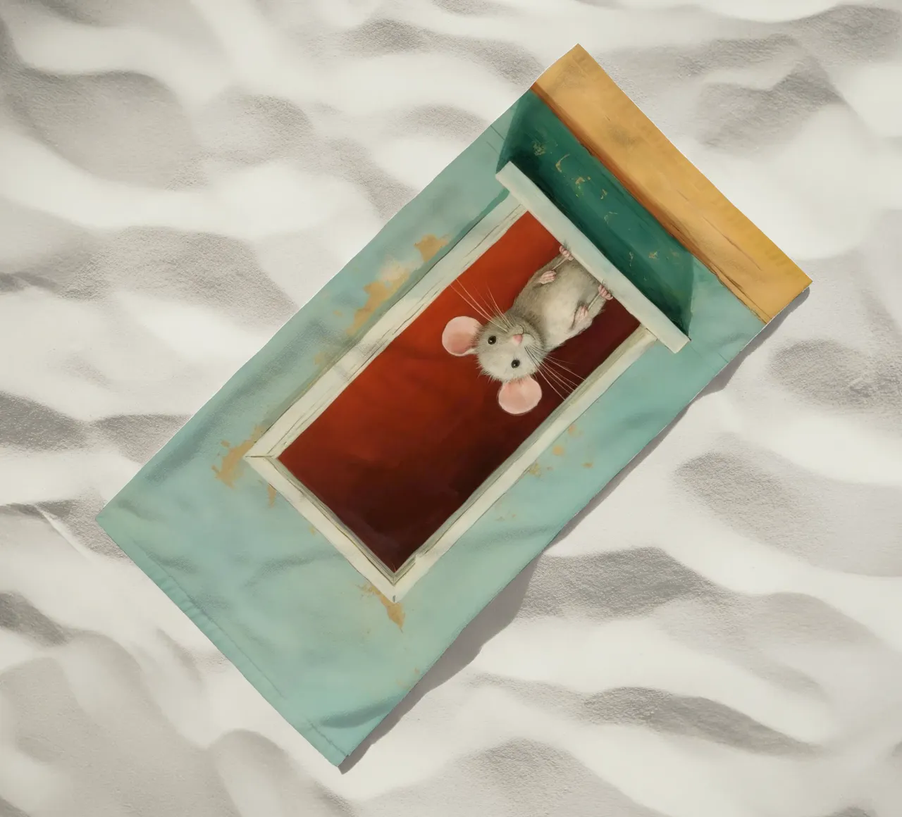 Minimal Mouse telo mare da Minimal Animal Art