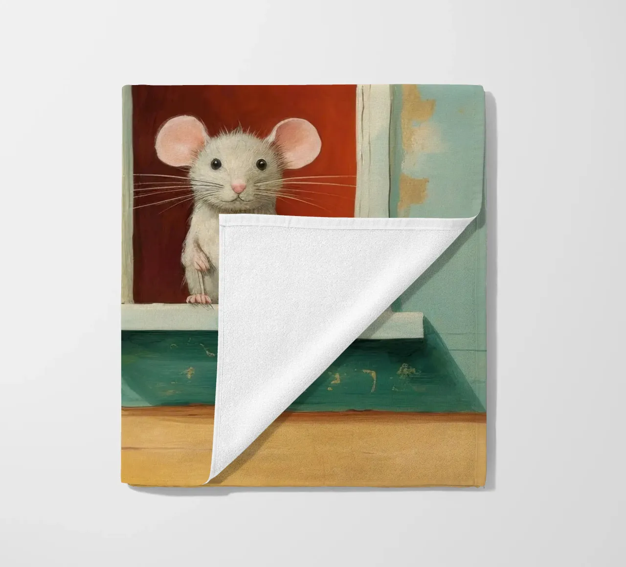 Ratón mínimo 3 toalla de playa de Minimal Animal Art