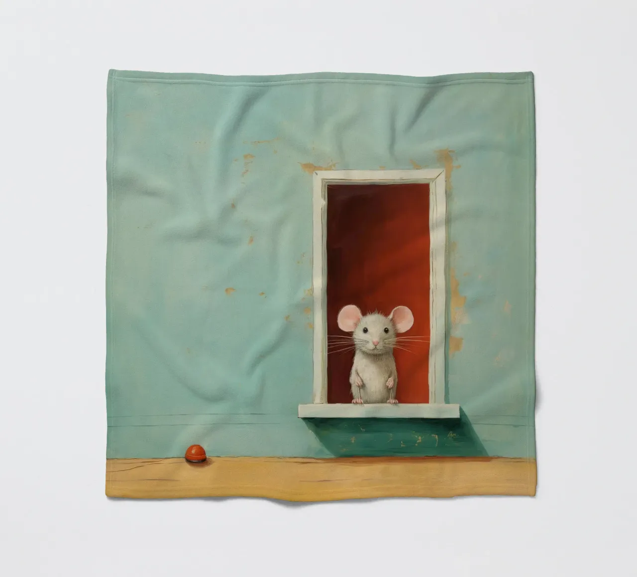 Mouse minimale 3 coperta in pile da Minimal Animal Art