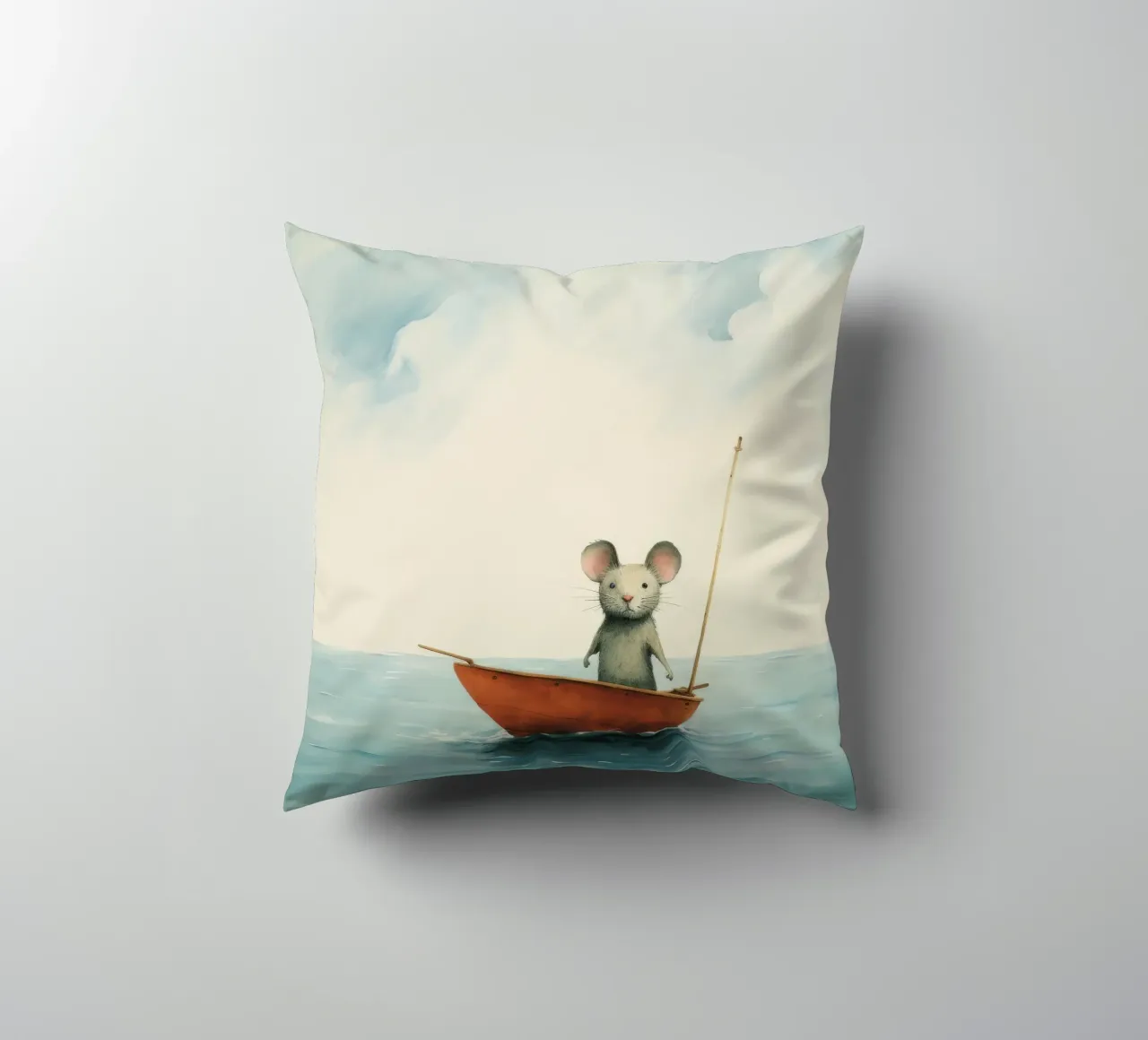 Mouse minimale 4 cuscino da Minimal Animal Art