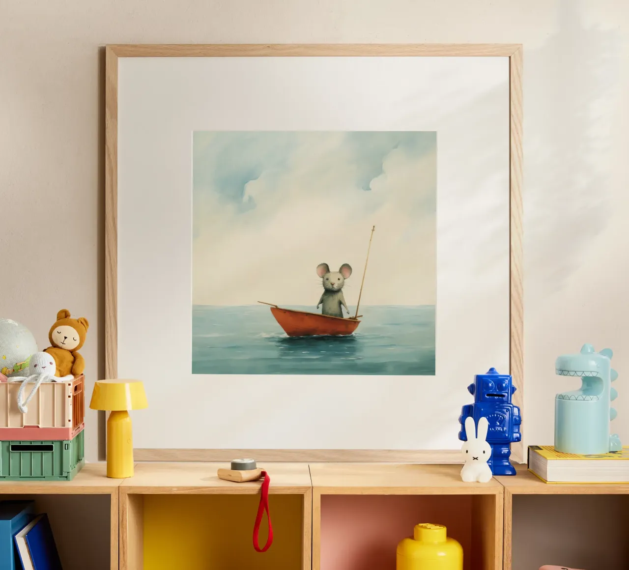 Minimo Mouse poster da Minimal Animal Art