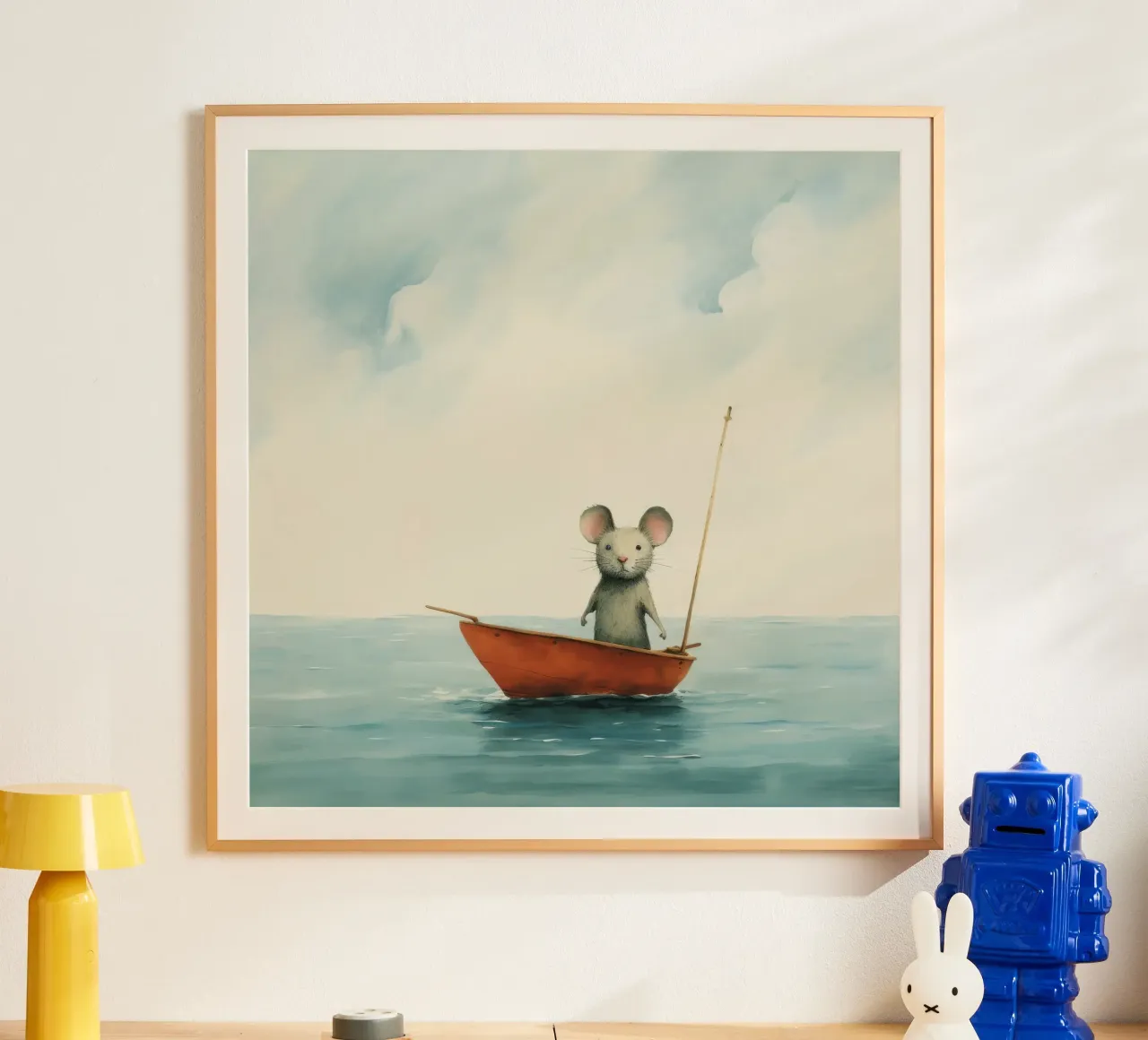 Minimo Mouse poster da Minimal Animal Art