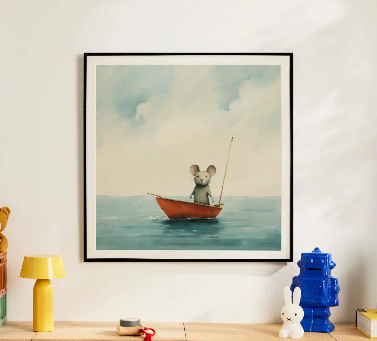 Minimo Mouse poster da Minimal Animal Art
