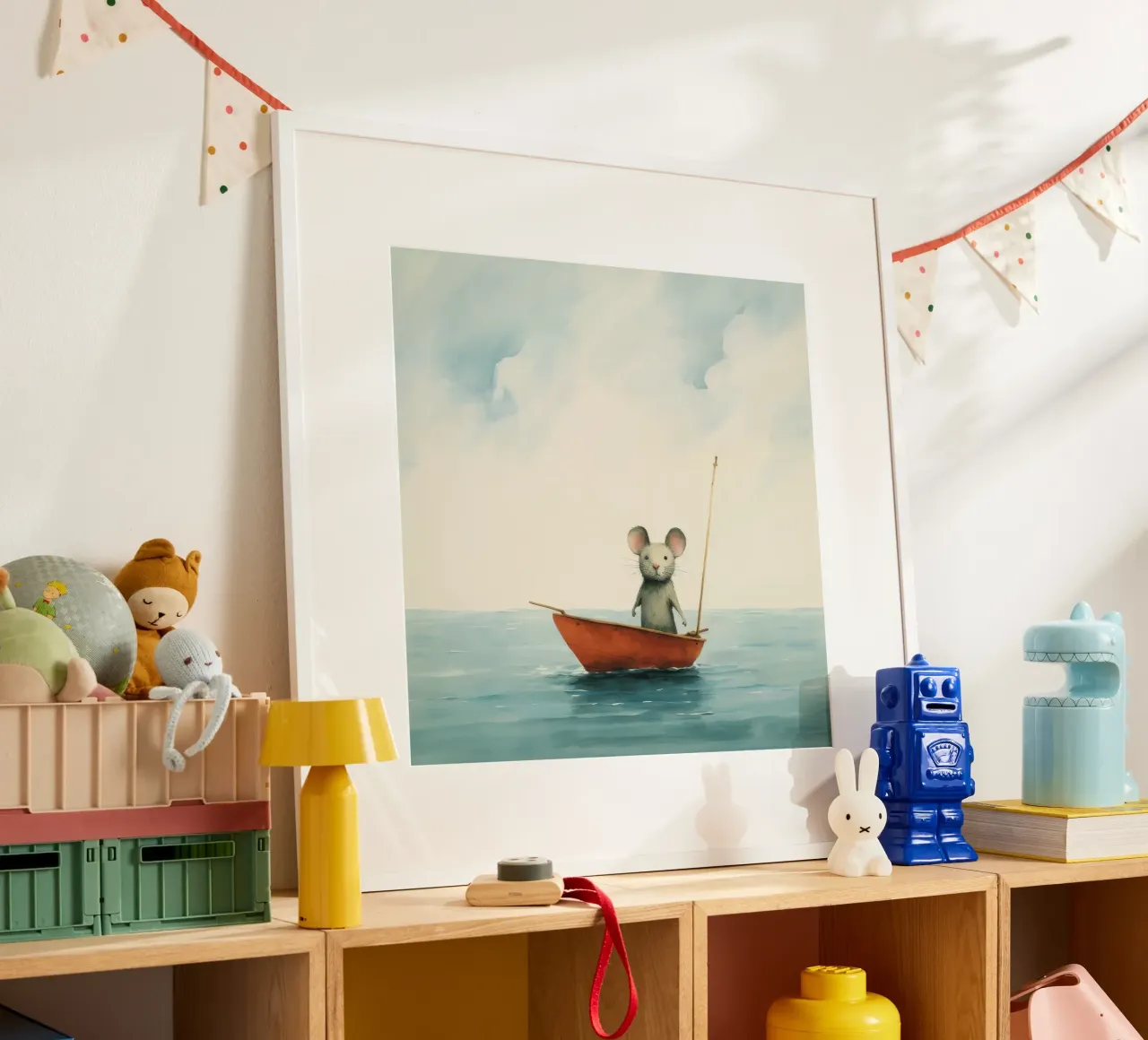 Minimo Mouse poster da Minimal Animal Art