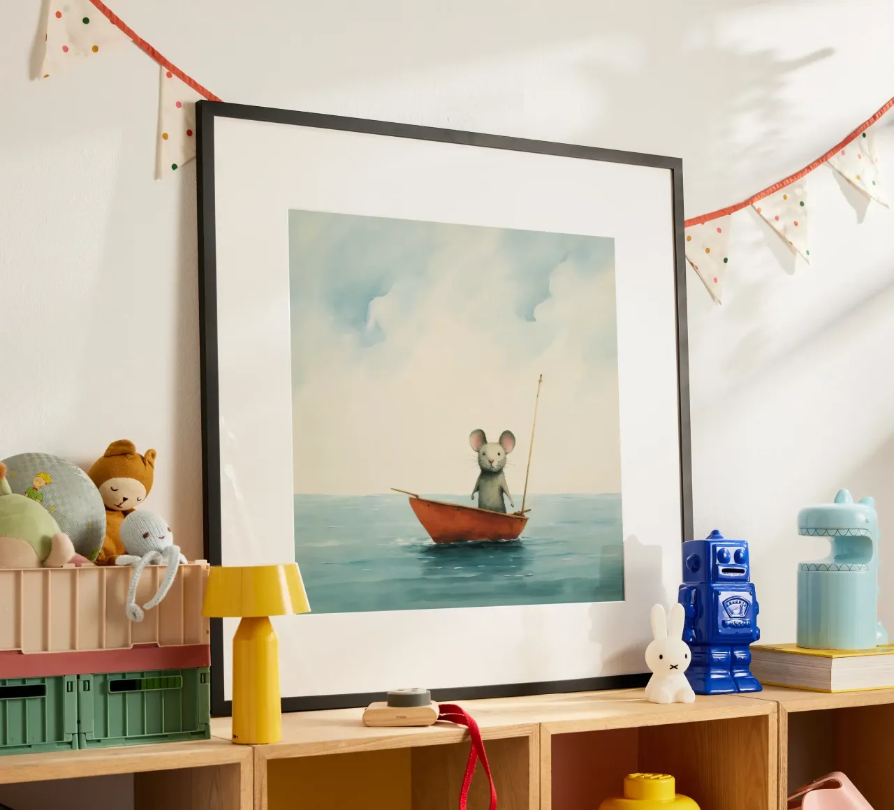 Minimo Mouse poster da Minimal Animal Art