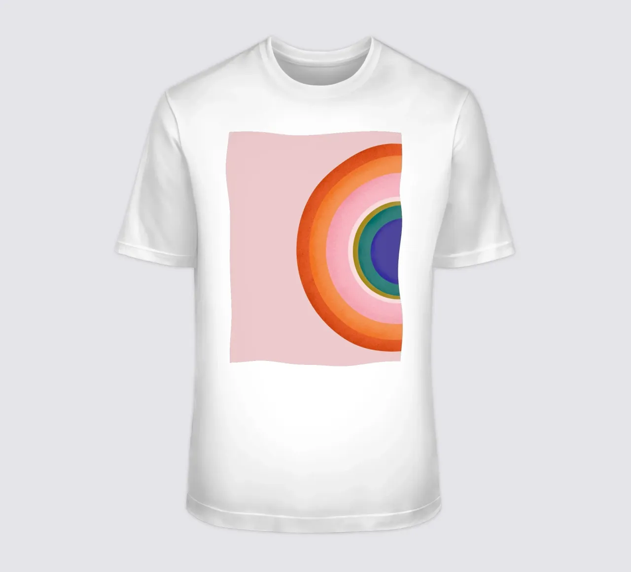 Kleurrijk Retro Cirkels Geometrisch Abstract Ontwerp t-shirt van showmemars