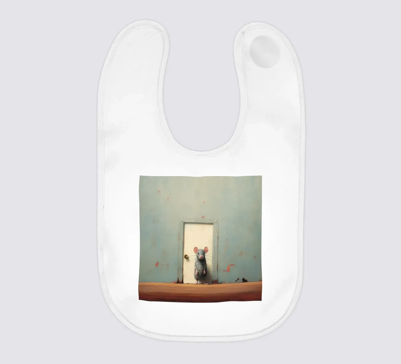 Minimal Mouse bavaglino da Minimal Animal Art