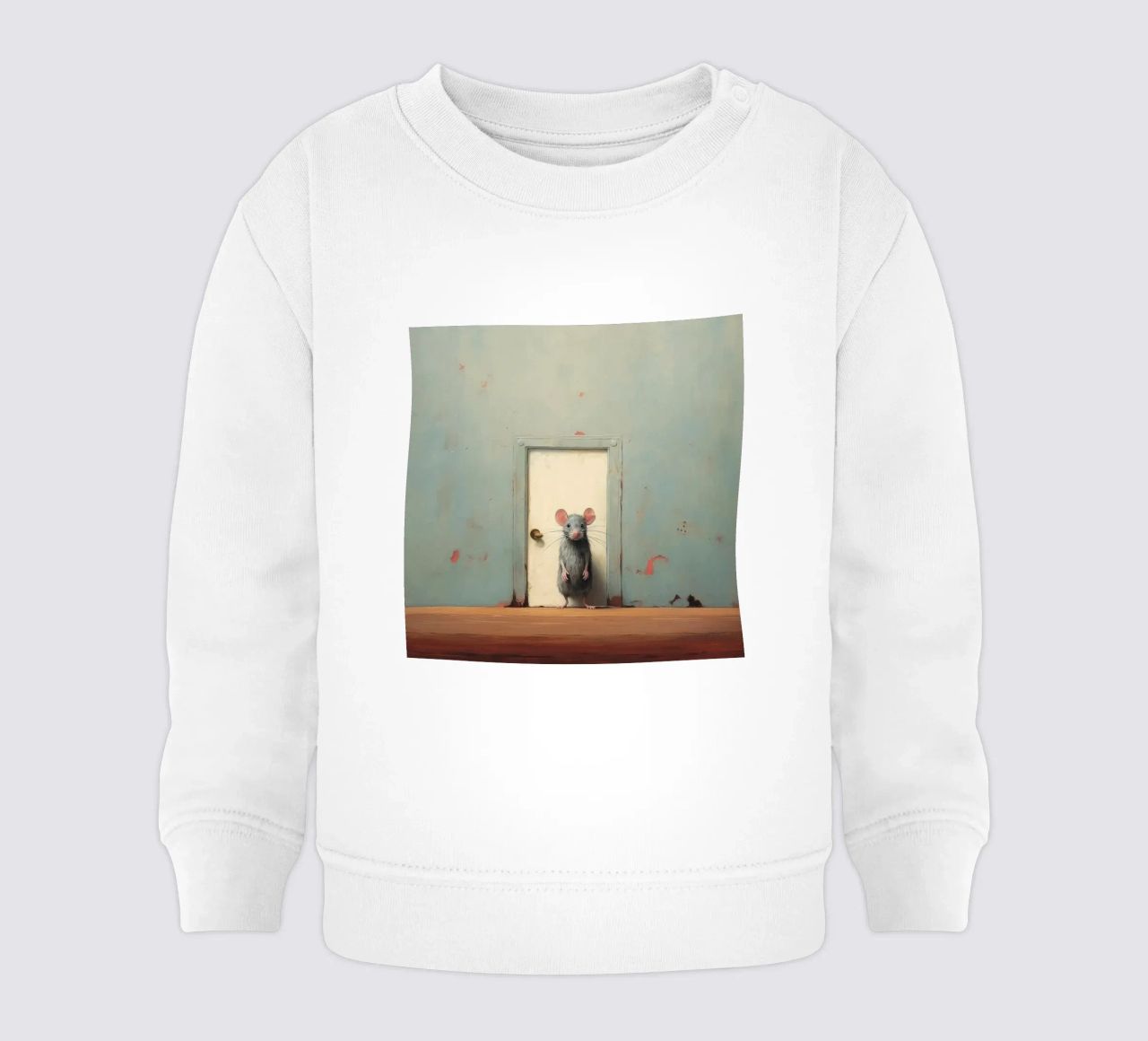 Mouse minimo 1 felpa neonato da Minimal Animal Art