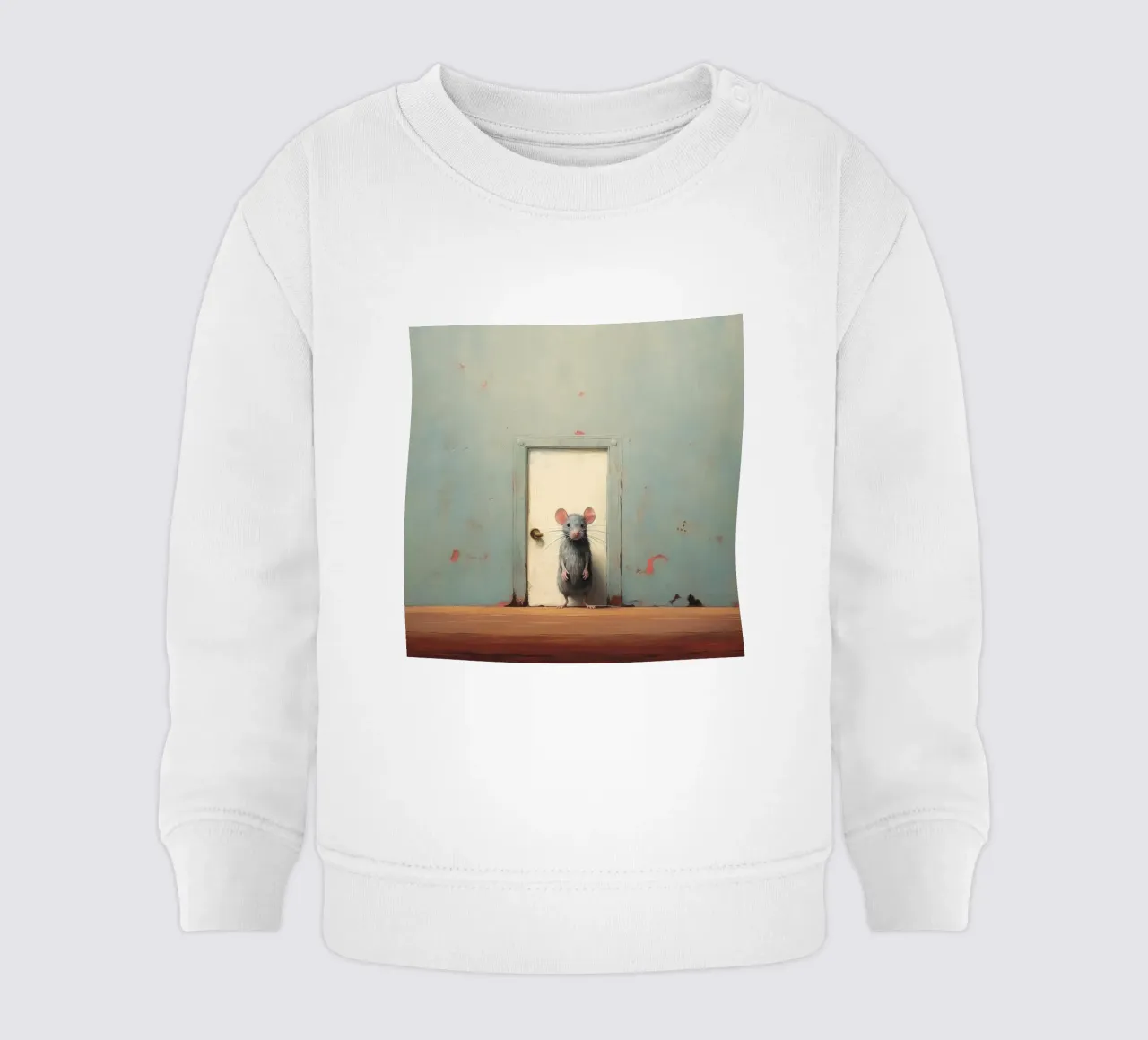 Mouse minimo 1 felpa neonato da Minimal Animal Art