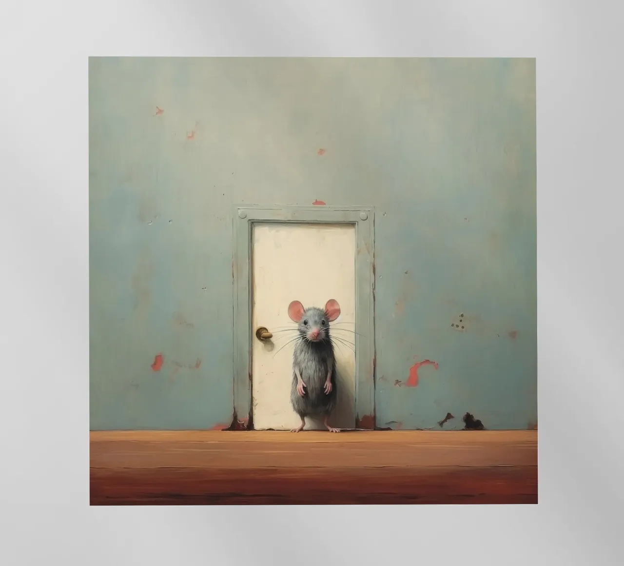 Mouse minimo 1 pellicola backlit da Minimal Animal Art