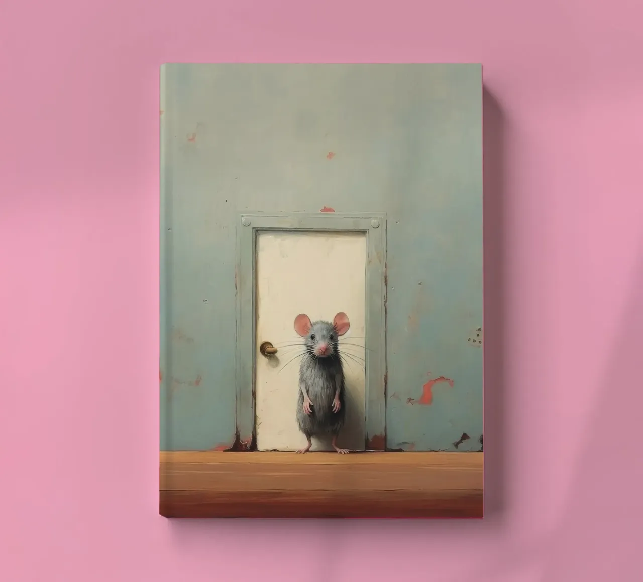 Minimale muis 1 notitieboek van Minimal Animal Art
