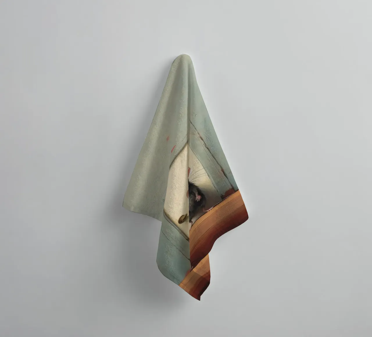 Mouse minimo 1 asciugamano da bagno da Minimal Animal Art