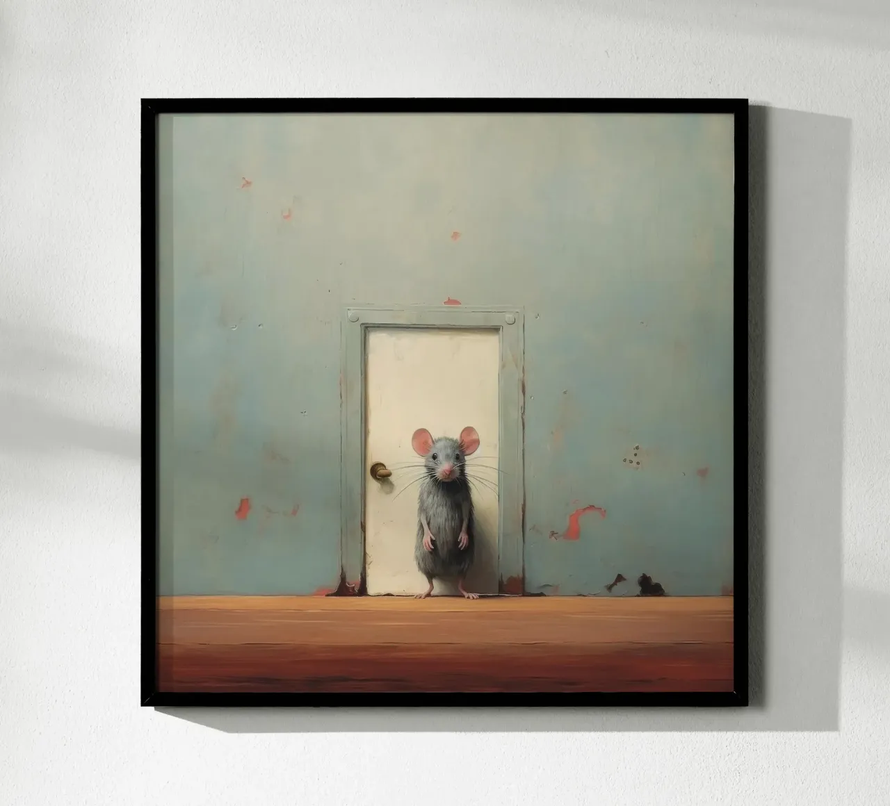 Ratón mínimo 1 hahnemühle de Minimal Animal Art