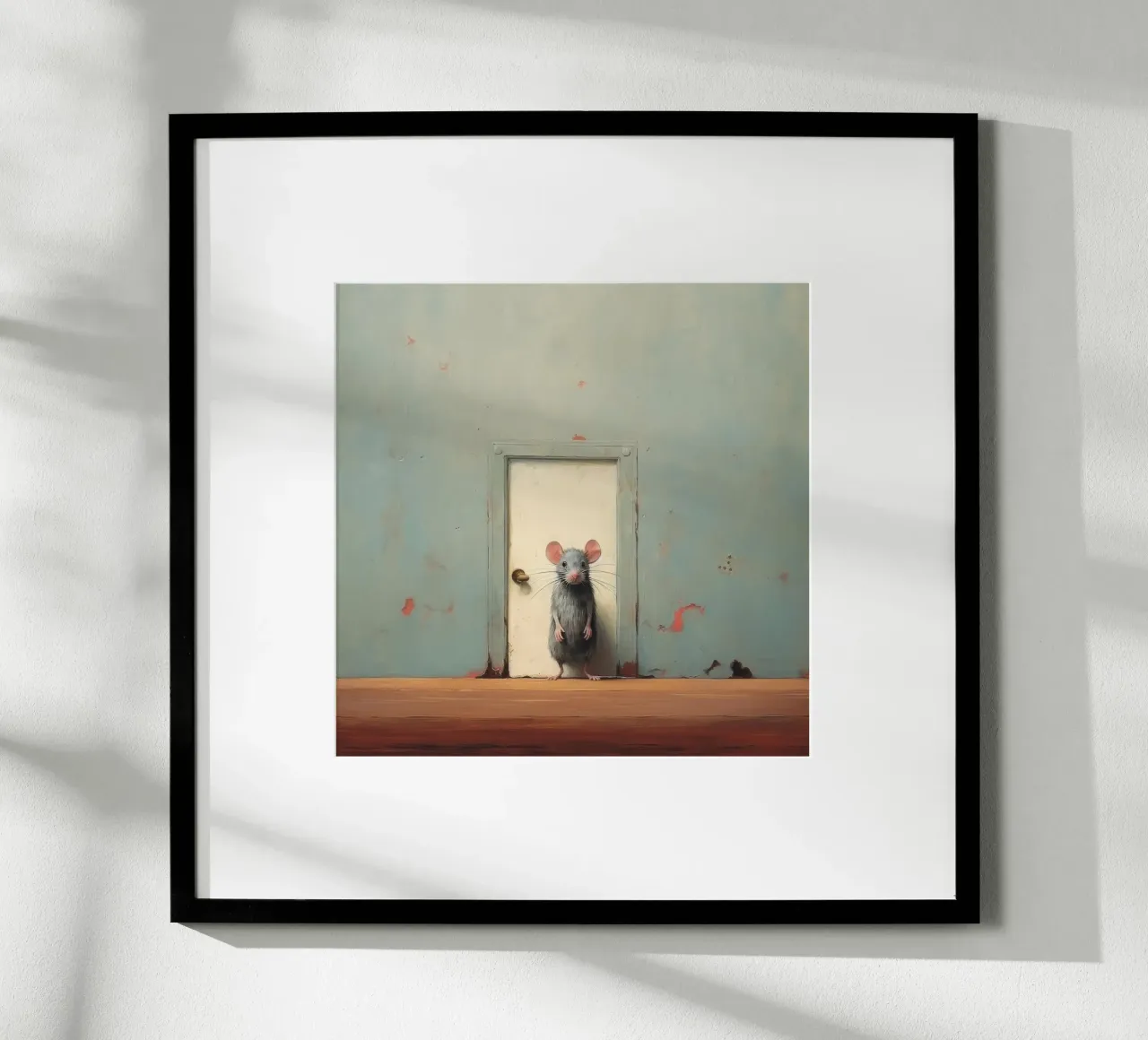 Minimo Mouse poster da Minimal Animal Art