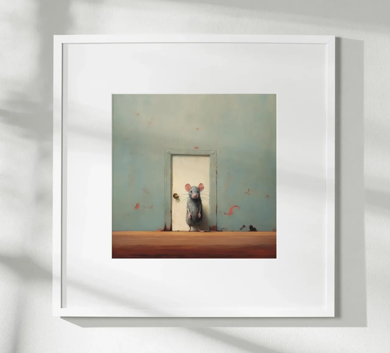 Minimo Mouse poster da Minimal Animal Art