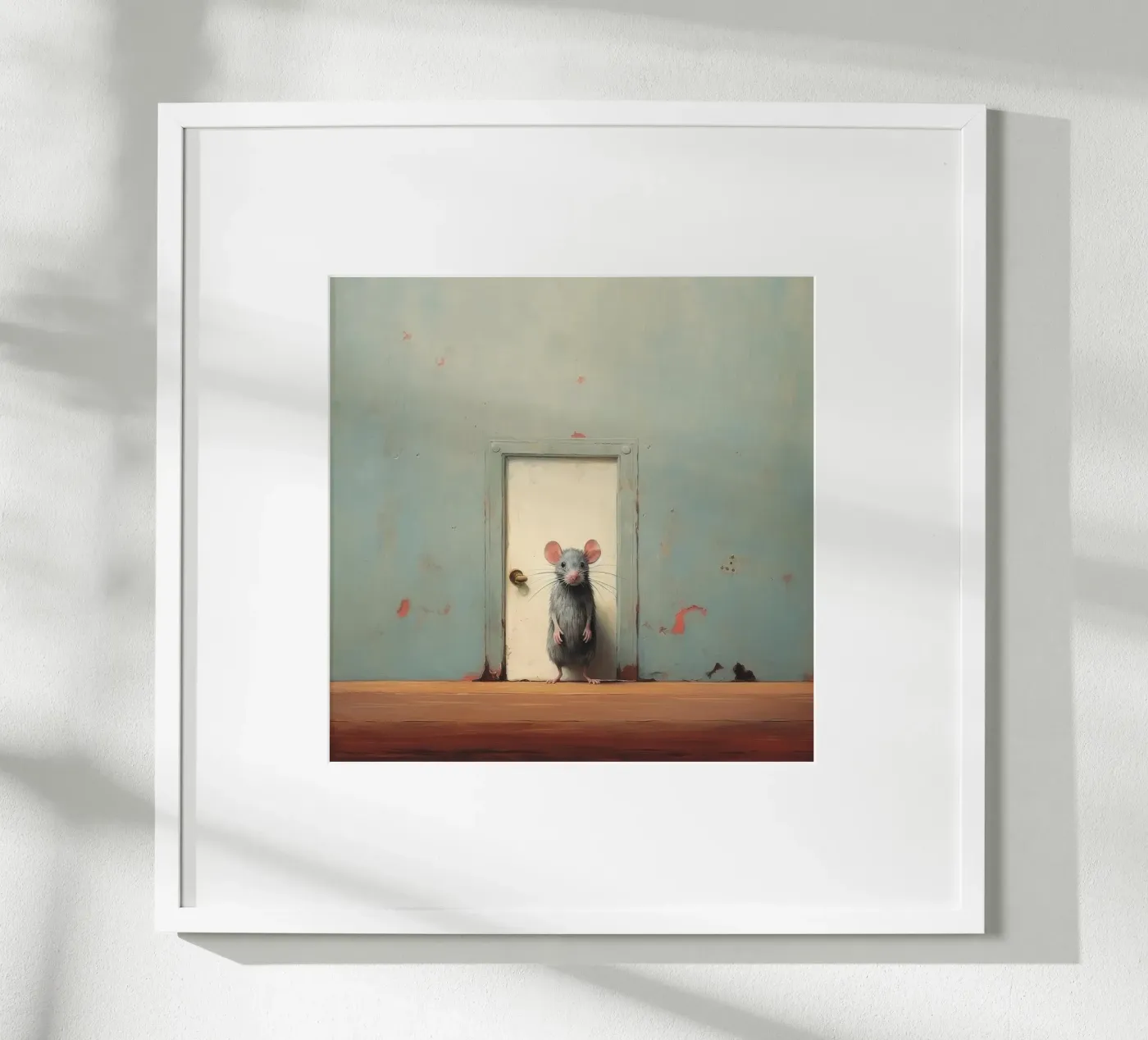 Minimo Mouse poster da Minimal Animal Art
