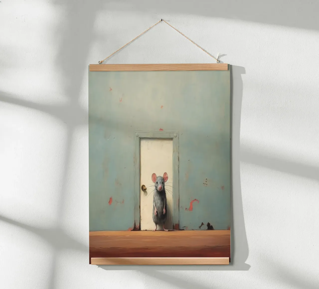 Minimo Mouse poster da Minimal Animal Art