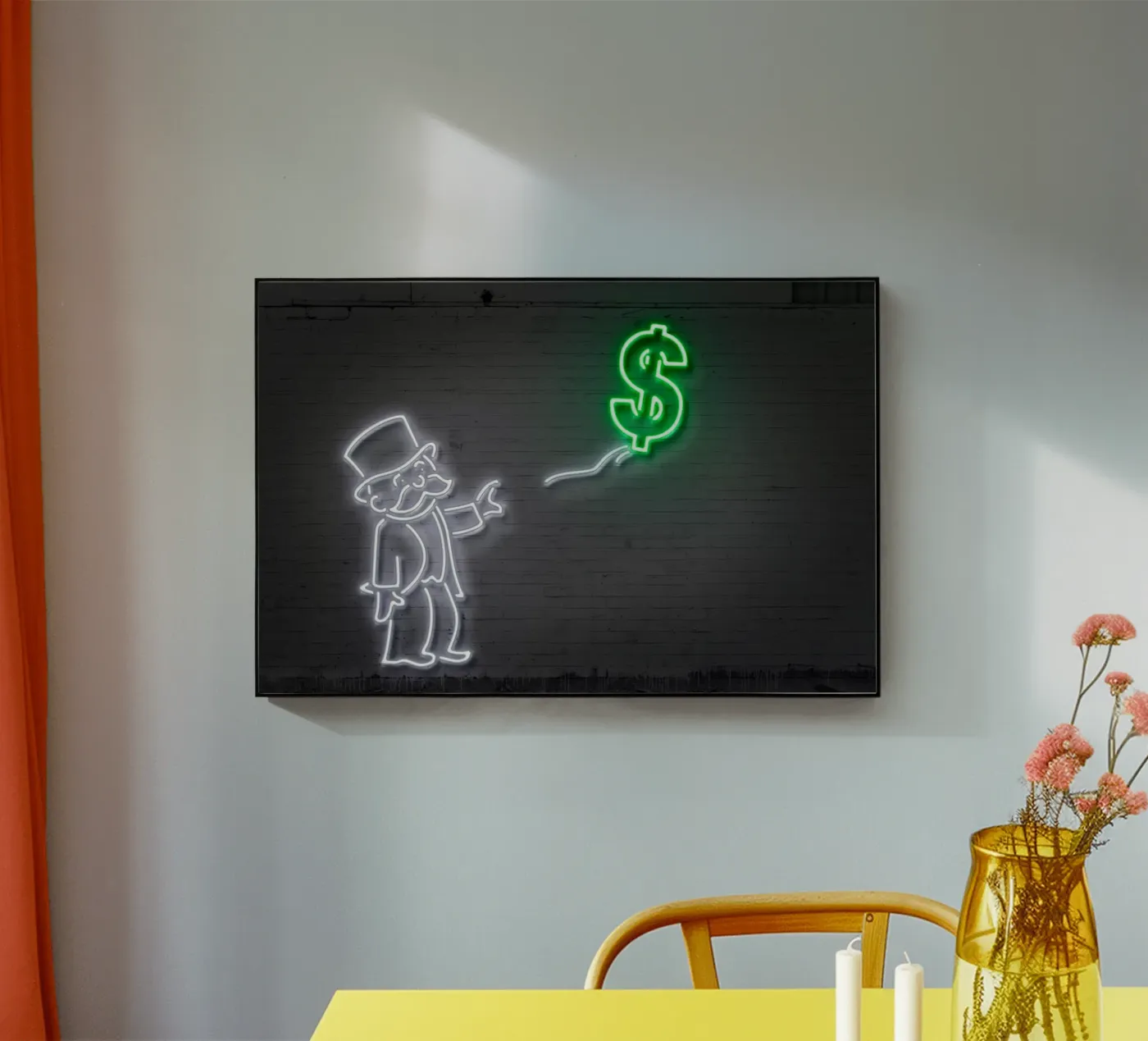 Dollar Balloon plexiglas de Octavian