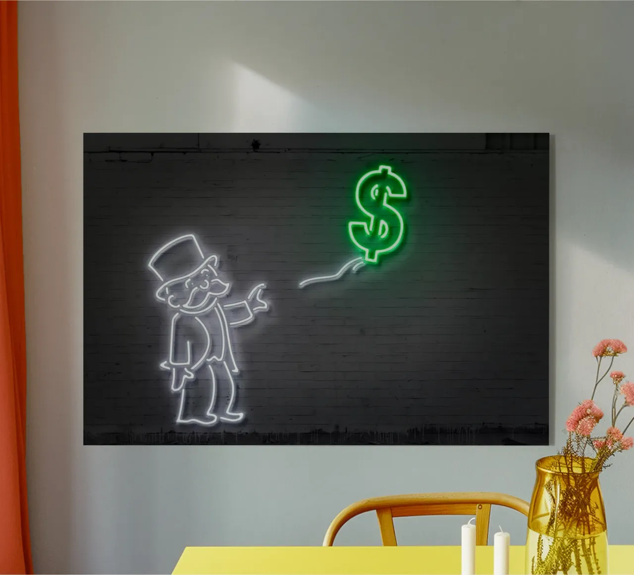 Dollar Balloon plexiglass da Octavian